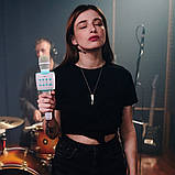 TU  TU Беспроводной караоке микрофон колонка Hoco BK5 blue, фото 2