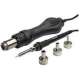 TU  TU Паяльная станция Aida 8586, фен, паяльник с нагревательным элементом Hakko, цифровая индикация, фото 6