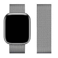 Ремінець металевий Hoco iWatch WA03 milanese steel 38/40/ 41 mm silver