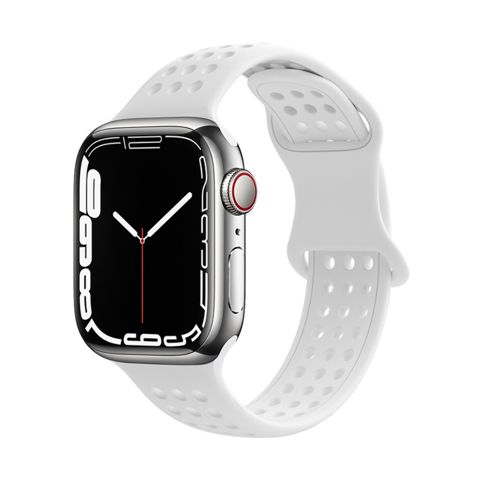 TU TU Ремешок силиконовый Hoco iWatch WA08 honeycomb 42/ 44/ 45/ 49mm white
