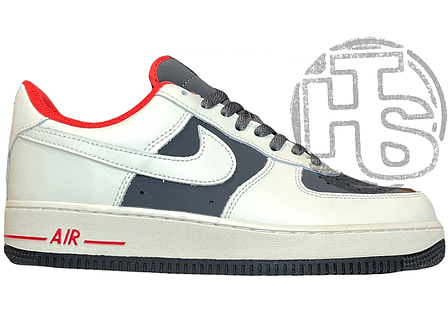Чоловічі кросівки Nike Air Force 1 Low Grey Red ALL07877, фото 1