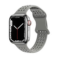 TU  TU Ремешок силиконовый Hoco iWatch WA08 honeycomb 42/ 44/ 45/ 49mm grey