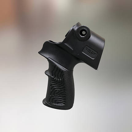 Рукоятка пістолетна на Mossberg 500 / 590 та Maverick 88 DLG Tactical (DLG-118), полімерна, з відсіком і гніздами для кріплення, фото 1