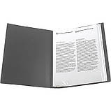 Папка з файлами, дисплей-книга  Axent (A4, 40 файлів, сірий) 1040-03-A, фото 4