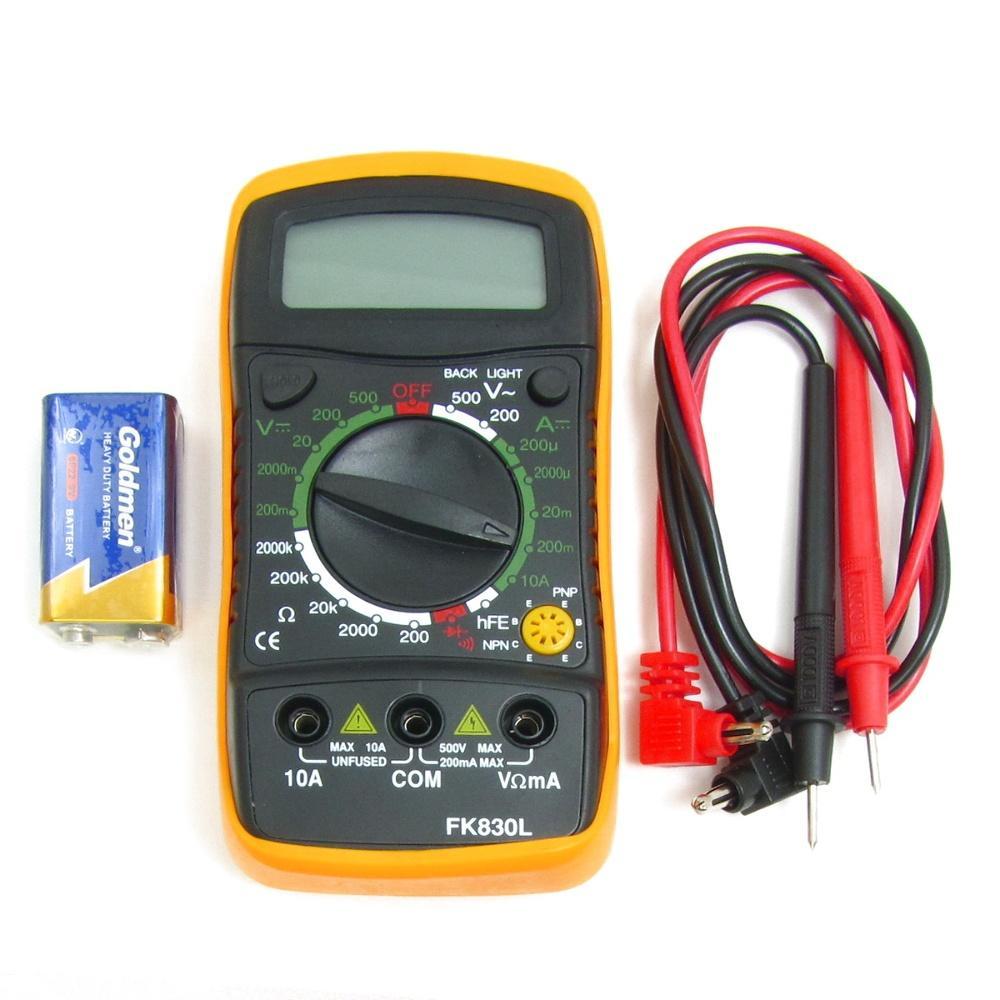 TU TU Мультиметр цифровой FK830L/XL830L/MAS830L с подсветкой (ток до 10A)