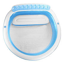 Дитячий надувний басейн Intex 57190 Swim Center 244х216х76 см круглий сімейний із сидінням для дому та дачі, фото 3