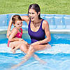 Дитячий надувний басейн Intex 57190 Swim Center 244х216х76 см круглий сімейний із сидінням для дому та дачі, фото 7