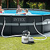 Пісочний фільтр насос Intex 26676 з хлоргенератором фільтраційна установка для басейнів 7900 л/год 23 кг, фото 7