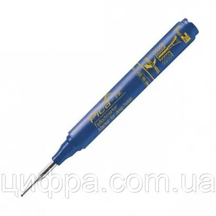 Маркер з довгим носиком PICA Ink Deep Hole Marker синій, фото 3