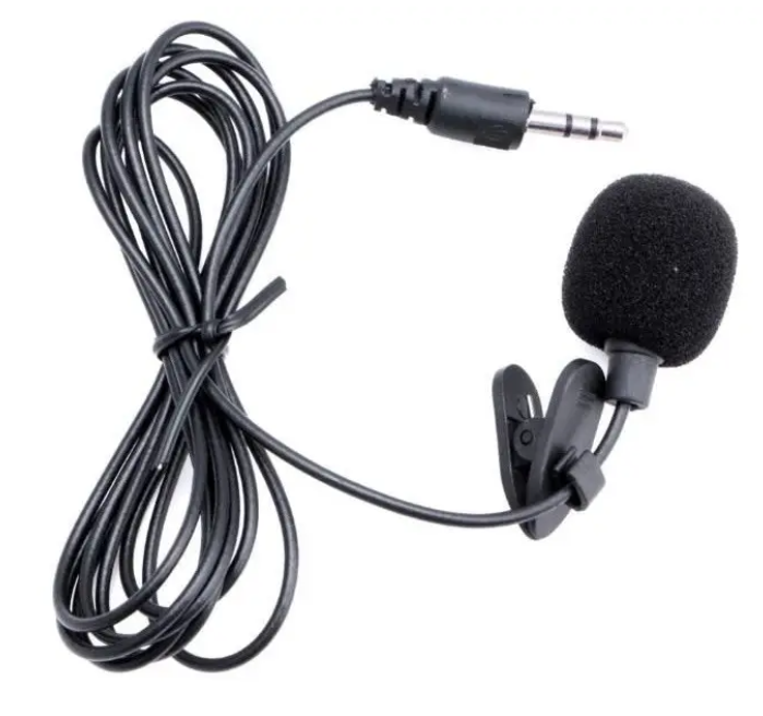Петличний мікрофон Jack 3.5 мм Петличка з кліпсою Чорний (KG-9011), фото 1