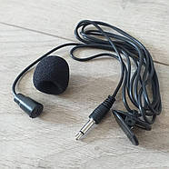 Петличний мікрофон Jack 3.5 мм Петличка з кліпсою Чорний (KG-9011), фото 3