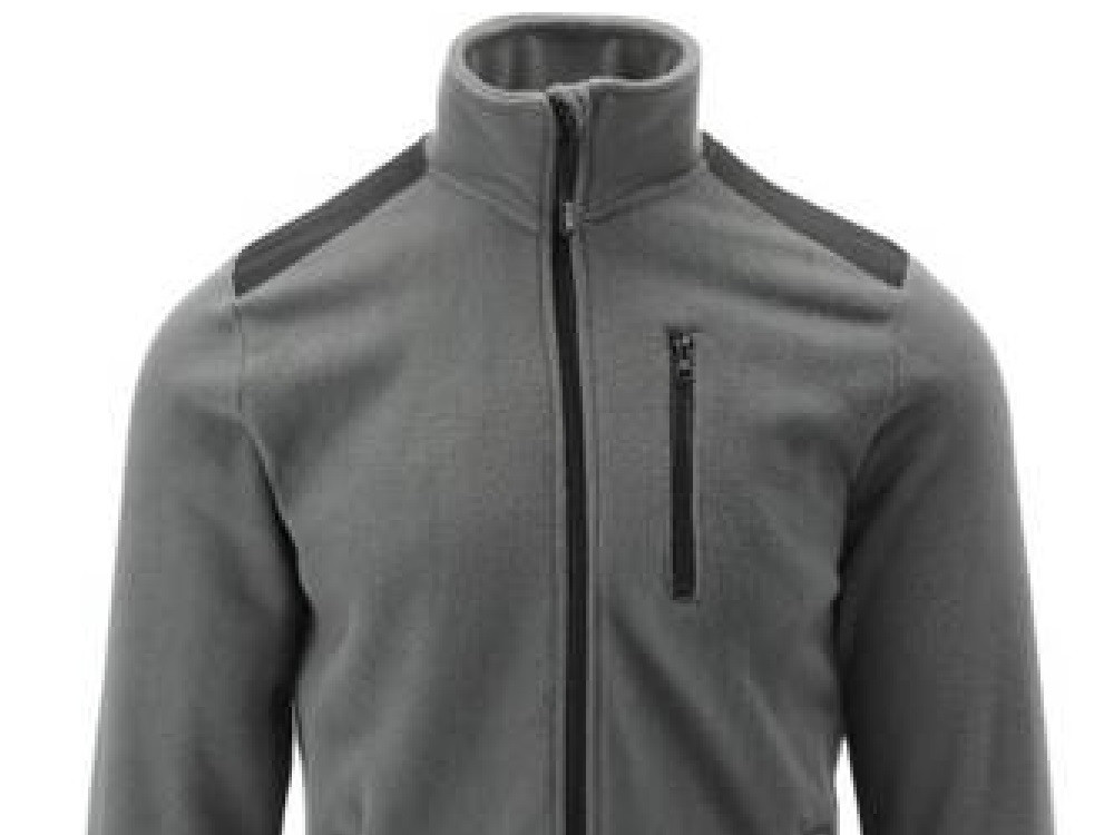 Куртка робоча з грубого фліса YATO розмір XXXL, сіра, 3 кишені, зміцнювальні нашивки, 100% поліестер