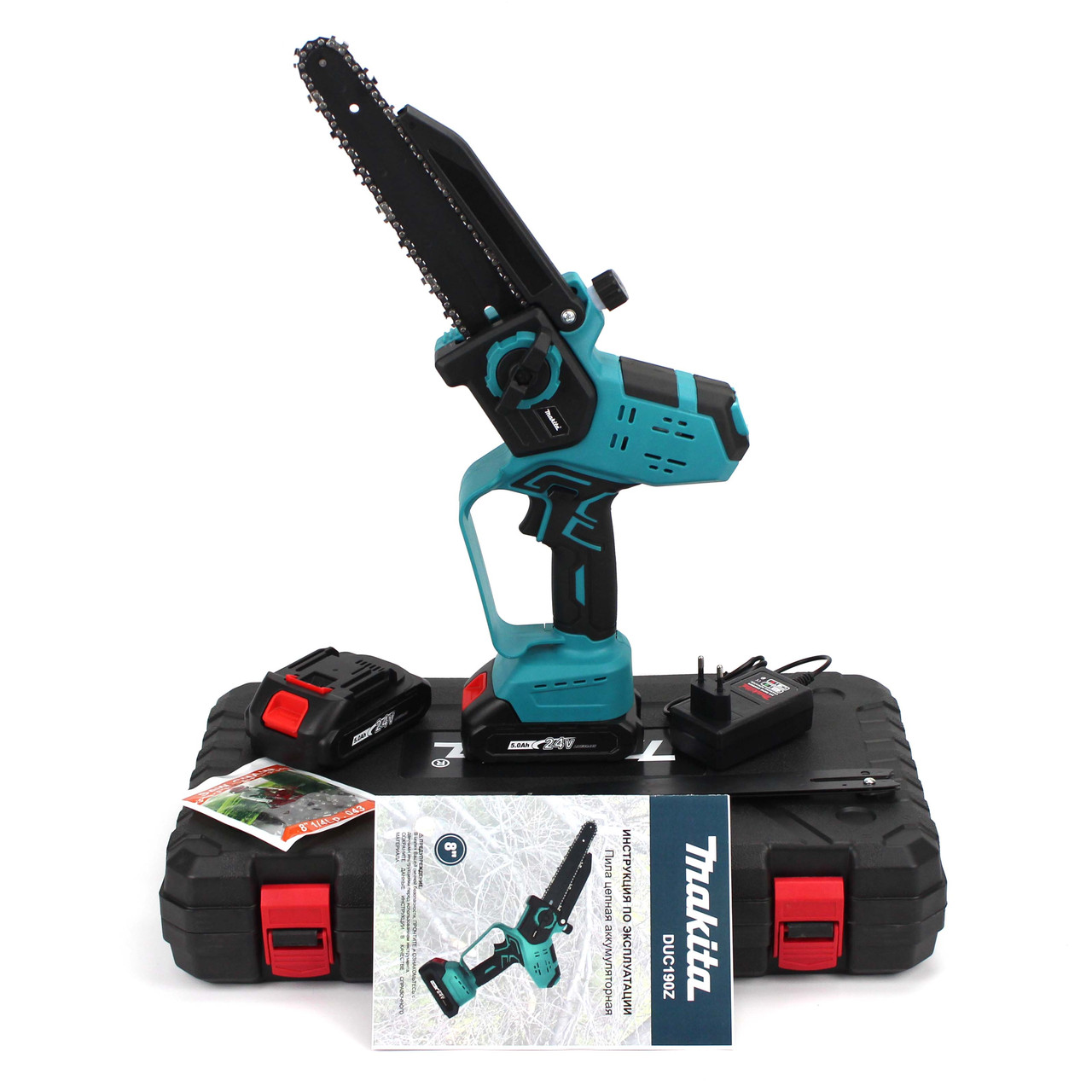 Акумуляторна міні-пила Makita DUC190Z з індикатором заряду (24V, 5Аh) АКБ веткоріз Макіта