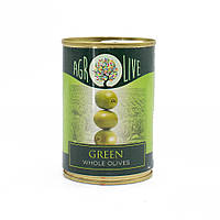 Оливки зеленые целые с косточкой Adrolive 280г