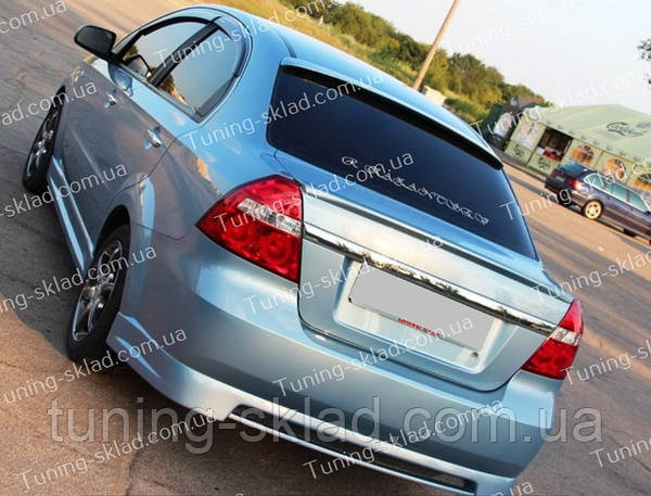 Лип спойлер Шевроле Авео т300