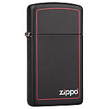 Запальничка Zippo 1618ZB Slim Black Matte, фото 7