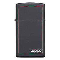 Зажигалка Zippo 1618ZB Slim Black Matte