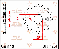 Звезда JT JTF1264.15