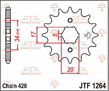 Зірка JT JTF1264.15