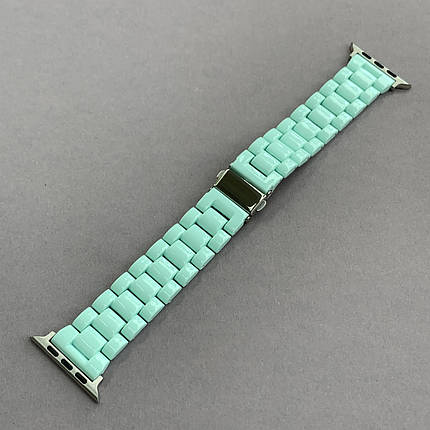 Ремінець для Apple Watch 44 mm ремінець під кераміку для годинника епл вотч 44 мм бірюзовий o7q, фото 1