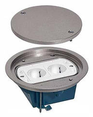 Люк в підлогу IP66 на 4 модулі Legrand, нержавіюча сталь 88061
