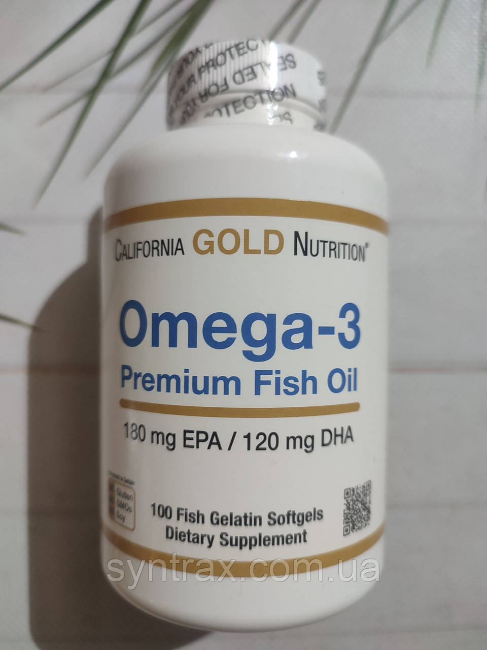 California Gold Nutrition  Omega 3 Premium Fish Oil 100 caps омега 3 рибячий жир