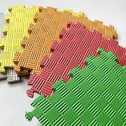 Килимок, м'яка підлога Izolon Eva Sport зелений (30 х 30 х 10 см.) татамі