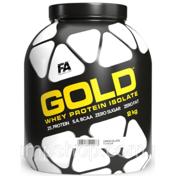 Протеїн ізолят Fitness Authority Gold Whey Protein Isolate 2000 г (шоколад )