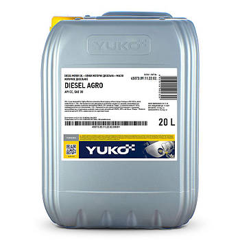 Олива моторна М-10Г2К DIESEL AGRO (20 л.) (вир-во YUKO)