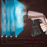 Ручний вертикальний відпарювач DSP GS1075 з насадкою щіткою, пароочисник, 260 мл, 1500 Вт, фото 10