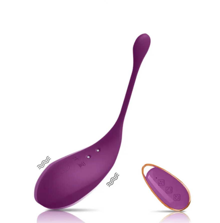 Вібратор з пультом Hidden Ecstasy на Акумуляторі Віброяйце під одяг, фото 1