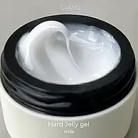 Гель-желе, Ga&Ma Hard Jelly gel milk молочный, 15мл