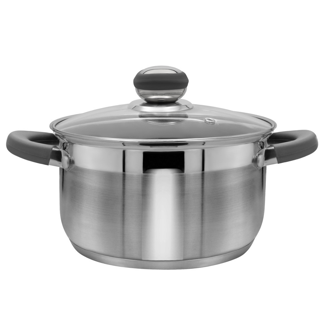 Каструля з нержавіючої сталі Zauberg 6,1л ZB-6,1 CG GREY
