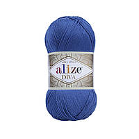 Пряжа Alize Diva 132 Royal Blue