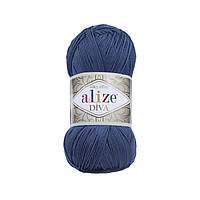 Пряжа Alize Diva 279 Midnight Blue