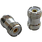 Перехідник гніздо UHF — гніздо UHF (PL-258), латунь