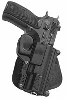 Кобура Fobus для CZ-75 з поясним фіксатором ц:black