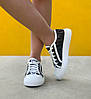Жіночі кросівки Christian Dior Black White Sneakers Кеди Діор чорно-білі на літо сітка текстиль, фото 3