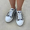 Жіночі кросівки Christian Dior Black White Sneakers Кеди Діор чорно-білі на літо сітка текстиль, фото 5