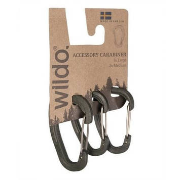 Карабіни WILDO OLIVE набір 3 ШТ 15920101