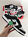 Чоловічі Кросівки Nike SB Dunk Low Black White 43-44, фото 4