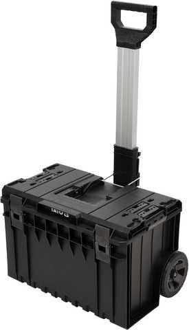 Ящик для інструментів 1-секційний на колесах, 585х425х410 мм YATO YT-09166, фото 1