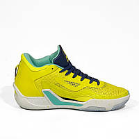 Мужские кроссовки Nike Air Jordan Tatum 1 (желтые) высокие спортивные кеды Арт3992 Найк Аир Джордан cross