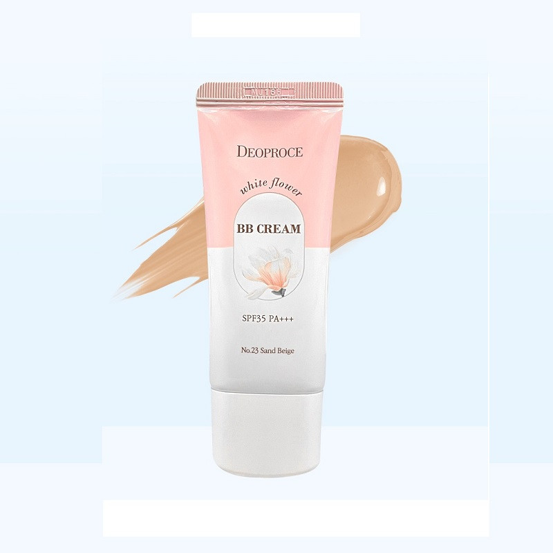 ББ крем із екстрактом білих квітів Deoproce Whiteflower BB Cream 21 тон 30 мл