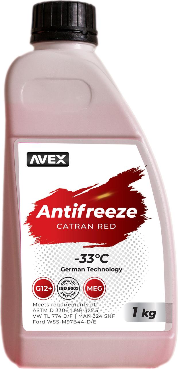 Антифриз Avex Catran MEG G12+ (-33) 10л. красный (ID#1846863527), цена ...