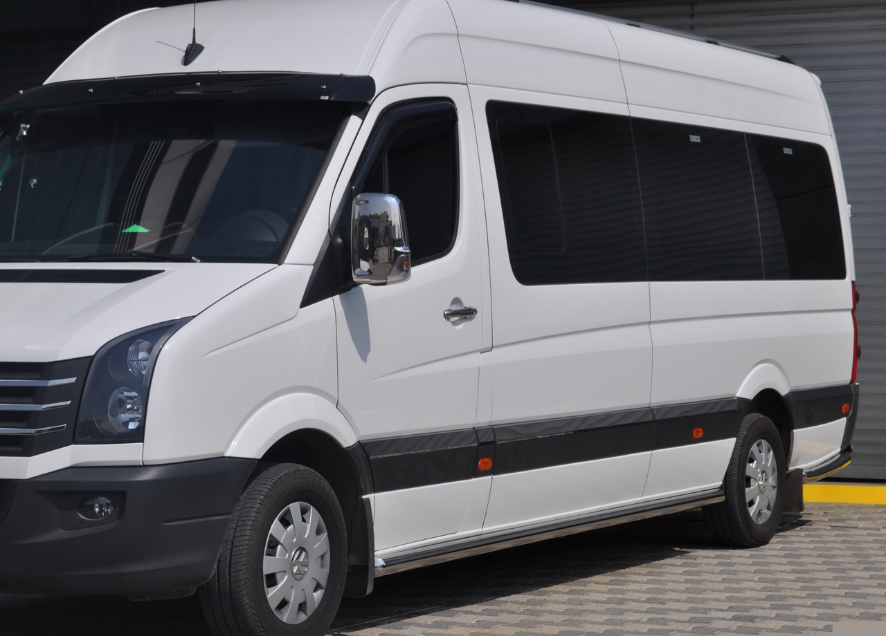 Підніжки труби Volkswagen Crafter 2006+ Бічний захист D60 хром нержавіюча сталь
