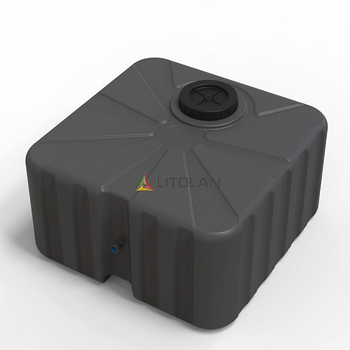 Душ літній 100л 600*600*350мм 2 шари чорний LITOLAN