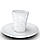 Кавовий набір 2 предмети чашка для еспресо 80 мл із блюдцем порцеляна Tassen 4100244, фото 6