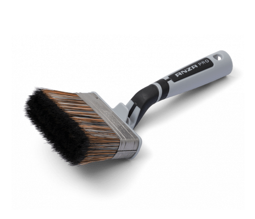 Пензель малярний Anza Super Effective Angled Outdoor Brush Ergo 100мм, фото 1