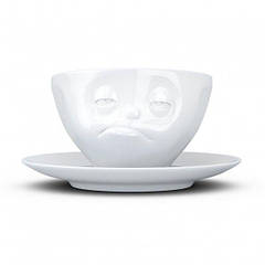 Набір кавовий 2 предмети порцелянова чашка 200 мл із блюдцем Tassen 4100258